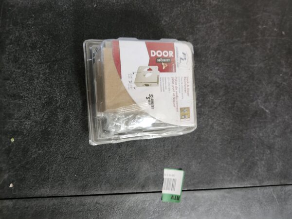 Prime-Line 1-3/8 in. x 4-1/2 in. Thick Stainless Steel Lock and Door Reinforcer, 2-1/8 in. Single Bore, 2-3/8 in. Backset | EZ Auction