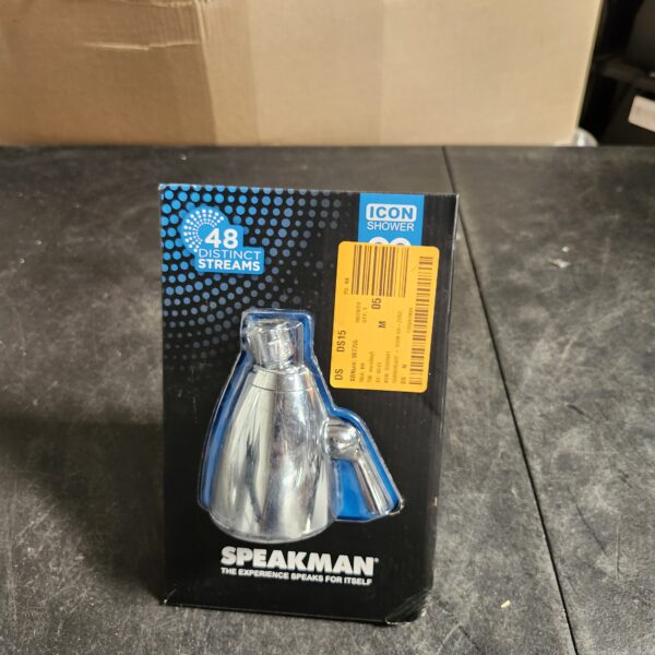 "Speakman 3-Spray Patterns with 1.75 GPM 2.75 in. Wall Mount Fixed Showerhead in Polished Chrome" | EZ Auction