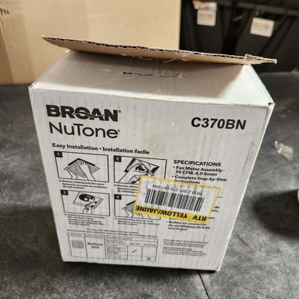 QQZ Bathroom Fan Replacement Parts S0503B000,for Nutone 763RLN 763RLL 763RLN-R01, 50 CFM, 2.5 Sones,aslo Fits 763RL/769RL A Unit | EZ Auction