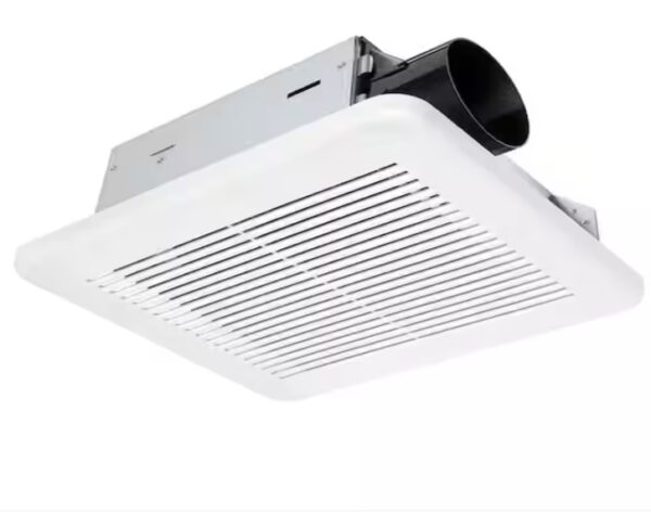 Hampton Bay 50 CFM Wall/Ceiling Mount Roomside Installation Bathroom Exhaust Fan, ENERGY STAR | EZ Auction