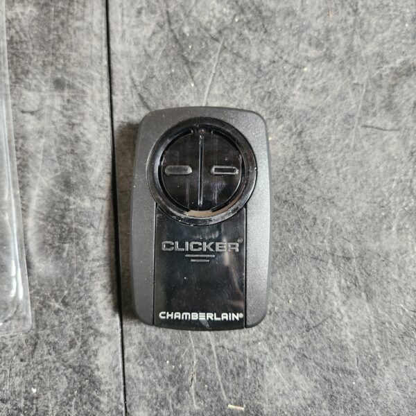 "Chamberlain Universal Clicker Two Button Garage Door Remote Control Black" | EZ Auction