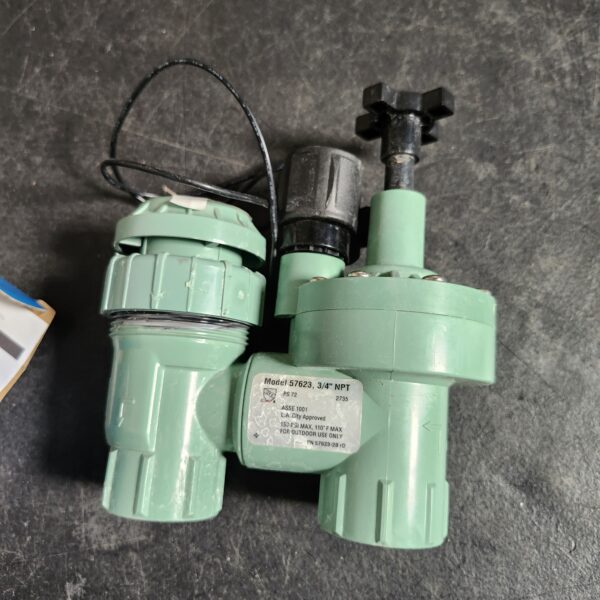 *USED* "Orbit 3/4 in. Plastic FPT Automatic Anti-Siphon Zone Valve" | EZ Auction