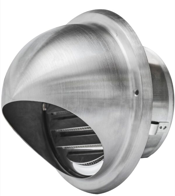 6-Inch Round Dryer Vent Covers Outdoor, Stainless Steel exhaust vent for House | EZ Auction