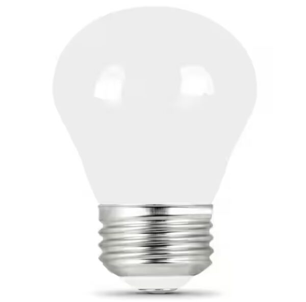 Feit Electric 25-Watt Equivalent A15 Dimmable Filament CEC 90+ CRI White Glass LED Refrigerator Appliances Light Bulb, Daylight 5000K | EZ Auction