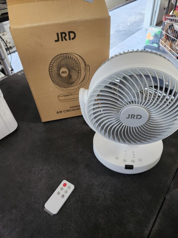 Air Circulator Fan for Bedroom, 13Inch 28dB Quiet Table Fan with 3 Speed, Remote Control, 90° Oscillating Fan with 7H Timer, 120° Adjustable Tilt, Powerful Desk Fan for Whole Room Home Office | EZ Auction