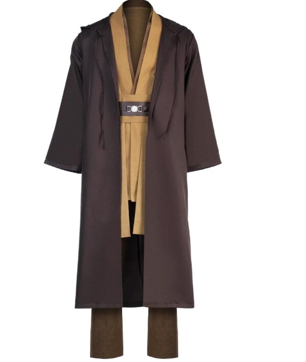 Anakin Costume Adult Men Tunic Hooded Robe Outfits Halloween Cosplay Uniform | EZ Auction