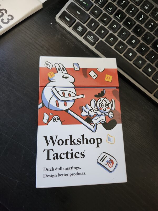 Workshop Tactics Card Deck, Business Tool to Improve Your Influence, Confidence and Persuasion in Workshops, Meetings, Presentations and More, 54 Cards in a Case | EZ Auction