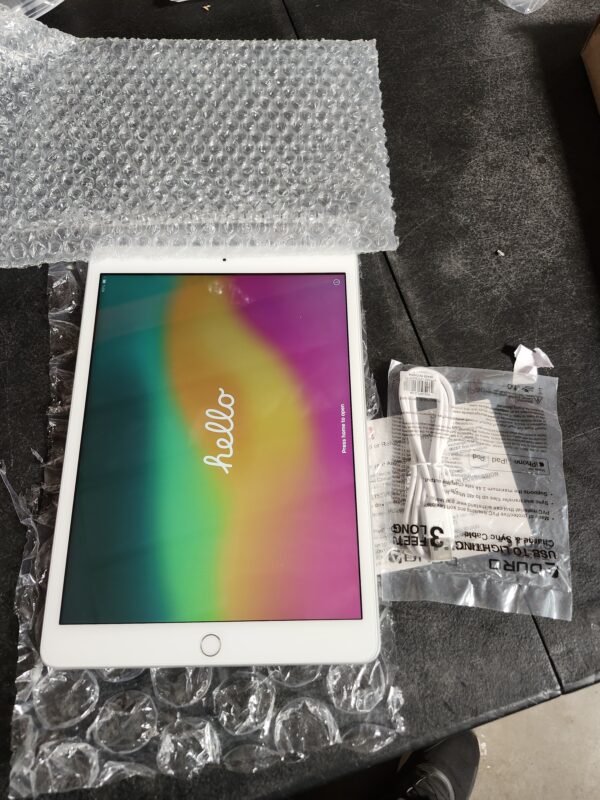 Apple iPad 10.2" (Late 2019) 128GB, WiFi Only - Silver (Renewed) | EZ Auction