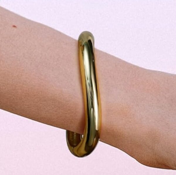 Elegance 11 designs Gold Cuff Bangle Bracelets For Women Trendy Hinged Cuff Open Wide Chunky Gold Bracelet Irregular Minimalist Bangle Jewelry Gift | EZ Auction