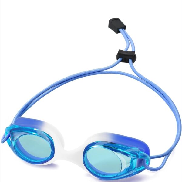 Vvinca Kids Swim Goggles with Bungee Strap No Leaking Anti Fog Toddler Goggles with Quick Adjust Ages 3-14 | EZ Auction