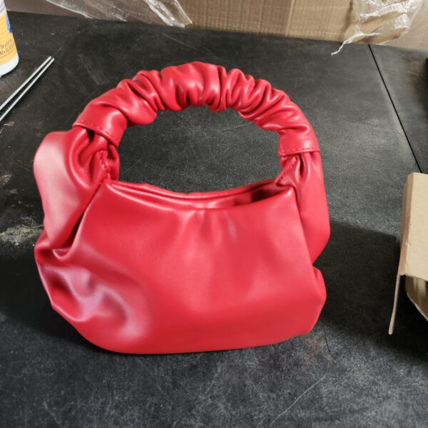 Mini Hobo Tote Bags for Women Soft Leather Clutch Purses for Women Cloud-Shaped Top Handle Bags | EZ Auction