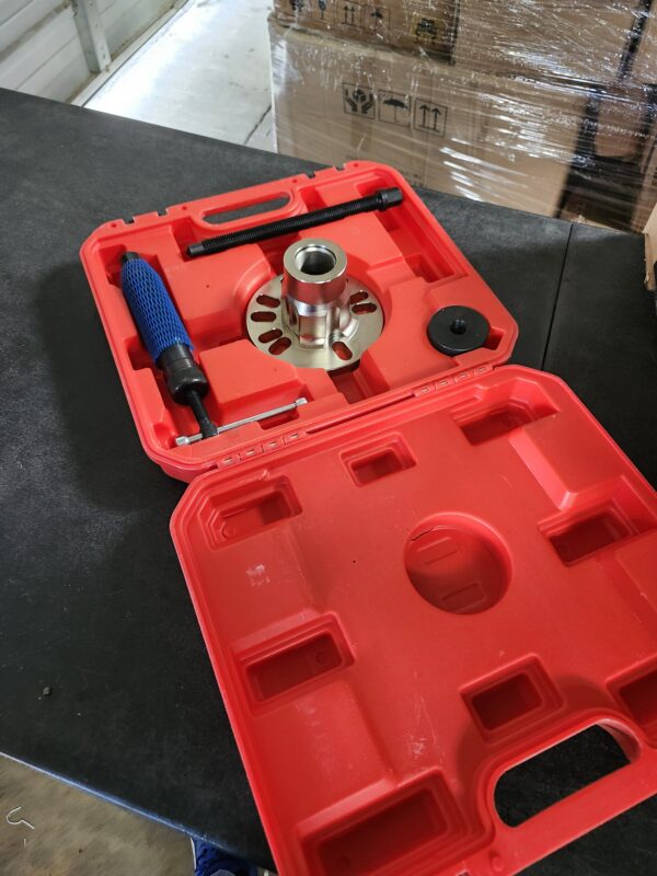 Hydraulic Wheel Hubs Tool, 4/5 Bolt Hole 96-125mm Press Removal Install Tool Kit, 10T Hydraulic Drive Shafts Ejector, for Hole Hubs | EZ Auction