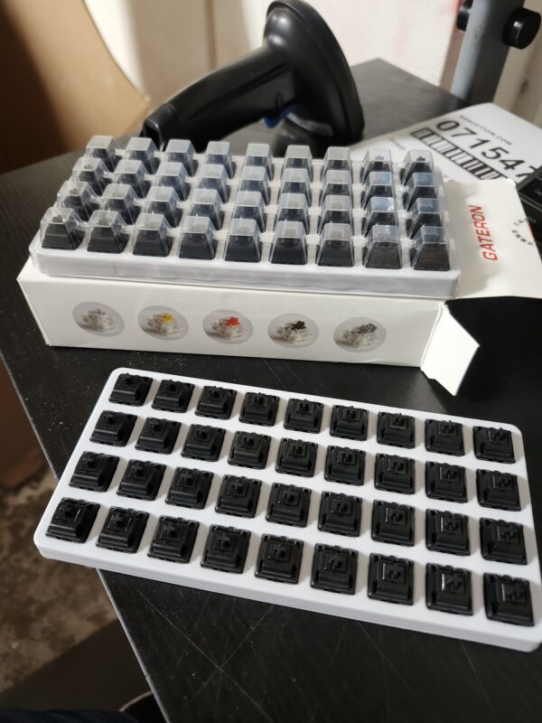 Gateron Oil King V2 Pre Lubed 5pin Linear Switches for Mechanical Keyboard (72 PCS, Oil King) | EZ Auction