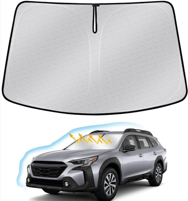 Windshield Sun Shade for Subaru Outback 2020-2025, Upgraded Nano Materials Front Window Shade Cover for Outback 2020 2021 2022 2023 2024 2025, Foldable Sun Shield Protector for Outback Accessories | EZ Auction