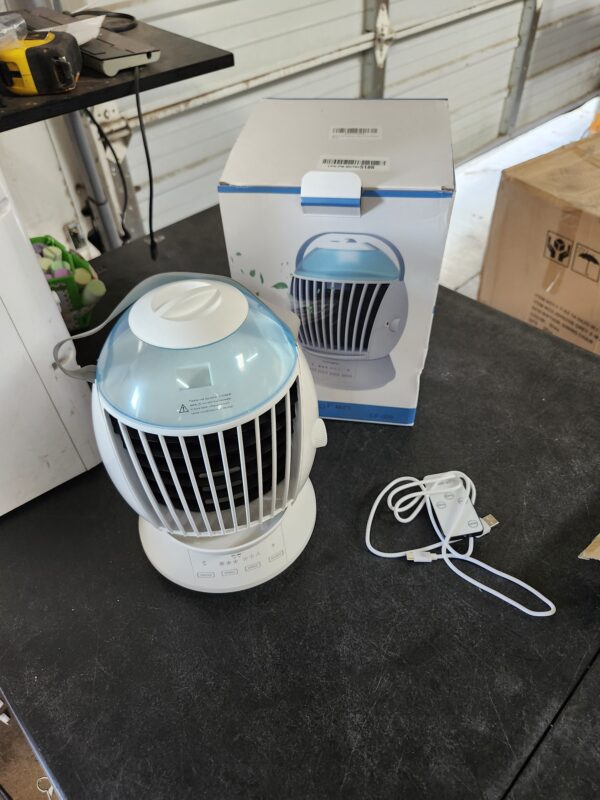 Air Conditioner Portable,Mini Oscillating Air Cooler,Waterproof motor,3 Wind Speed,3 Stage Spray，Personal Mini Air Cooling Fan for Room Car Office | EZ Auction