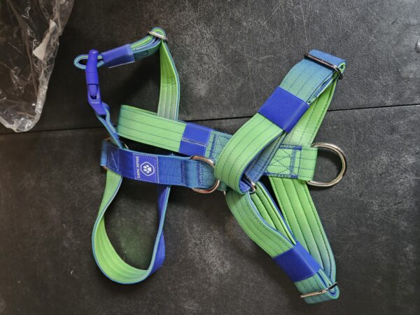 SIZE M* Spark Paws No-Pull Dog Harness - Designed for Safety and Control, Ideal for Large, Strong Breeds - Pitbulls, Boxers - Lime Wave - M | EZ Auction