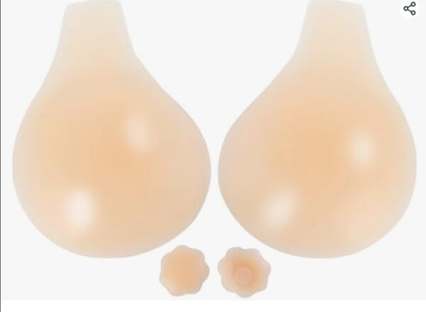 Deceny CB Sticky Bra Push Up Adhesive Bra Invisible Silicone Bra Backless Strapless Bras with Nipple Covers for Women | EZ Auction