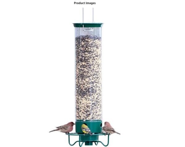 Droll Yankees YF-M Yankee Flipper Squirrel-Proof Wild Bird Feeder With Weight Activated Rotating Perch - 5Lbs Seed Capacity | EZ Auction