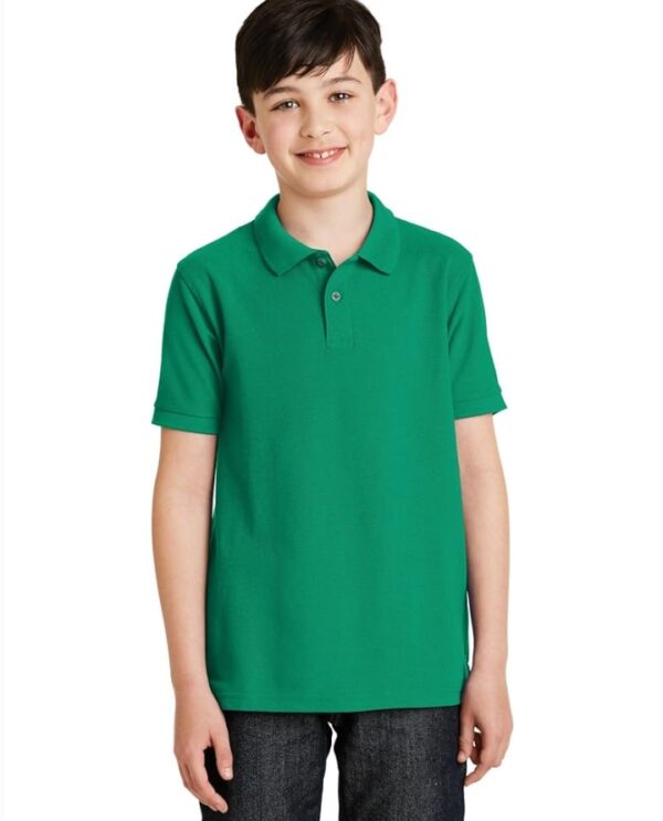 COLOR GREEN KIDS(L) Port Authority Polo (Y500) | EZ Auction