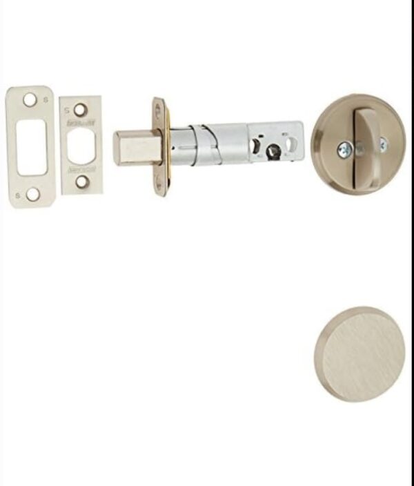 4 PACKS-chlage B81619 Standard Trim Non-Keyed One Sided Deadbolt, Highest Residential Security, Single thumbturn, Satin Nickel | EZ Auction