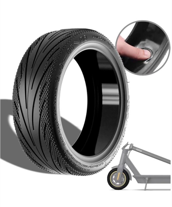 10 Inch Tire, 70/65-6.5 Vacuum Outer Tire for Segway Ninebot Max G2 G30P G30LP Electric Scooter, Original Tubeless Tyre, Built-in Self-repair Glue, fit for VOLPAM SP01, Hiboy S2 MAX | EZ Auction