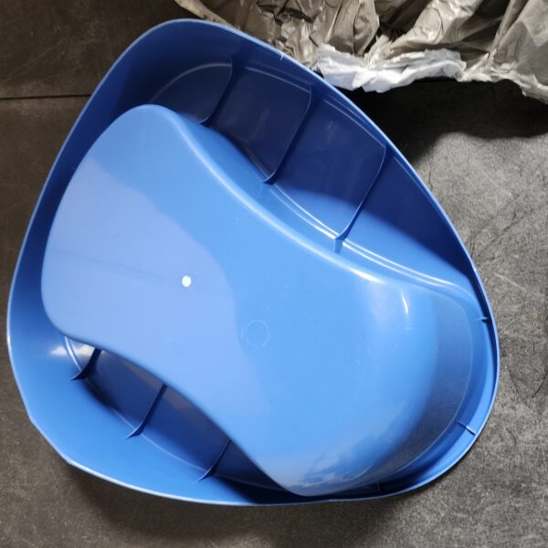 Walfront Bedpan, Large Bed Pan Nursing Thicken 10 Degree Slope Bedridden Bedpan for Elderly Pregnant Women Plastic Material(Dark Blue) | EZ Auction