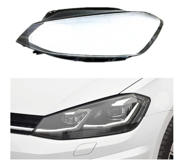 Car Headlight Cover Headlamp Lens Auto Shell Cover Light Caps Glass Case Lampshade, for Golf 7.5 2018 2019 2020 | EZ Auction