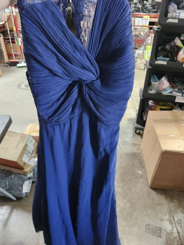 SIZE M* Women's Deep- V Neck Sleeveless Vintage Plus Size Bridesmaid Formal Maxi Dress | EZ Auction