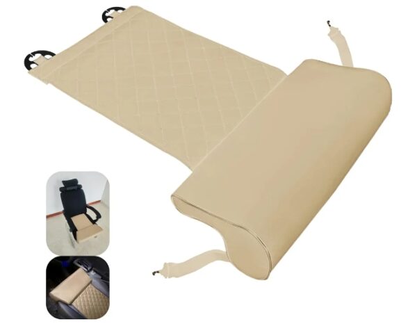 Seat Extension Pad Car Seat and Office Chair Extenders Provides Leg Support Beige | EZ Auction