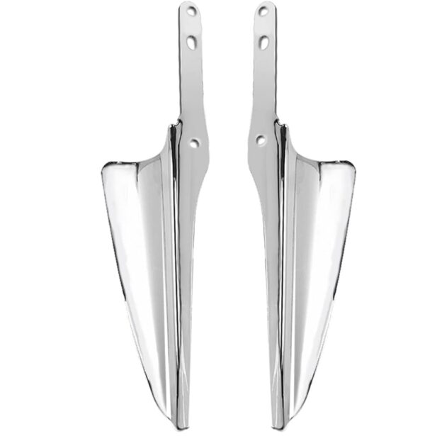 Front Fork Mount Wind Deflectors Fit for Harley Road King Street Glide Electra Glide FLHT FLHR FLHX 1995-2023 (Color:Chrome) | EZ Auction