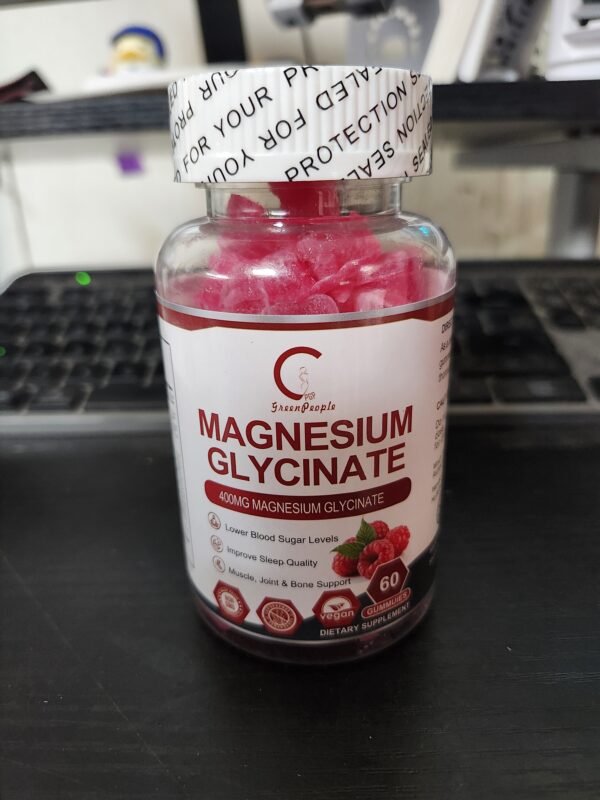 EXPIRE 03/2026* Magnesium Glycinate Gummies 400mg Lower Blood Sugar Levels,Improve Sleep Quality | EZ Auction