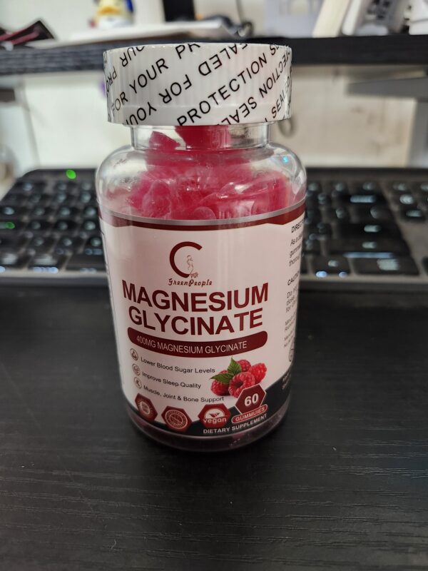 EXPIRE 03/2026* Magnesium Glycinate Gummies 400mg Lower Blood Sugar Levels,Improve Sleep Quality | EZ Auction