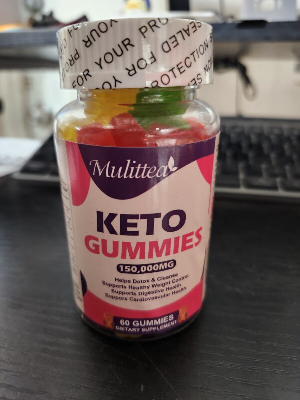 EXPIRE 01/2026* Keto ACV BHB Gummies For Fat Burn Weight Loss Detox Keto Diet Pills 60 Gummy | EZ Auction