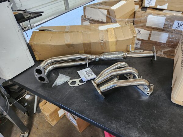 *** MISSING PACKAGING *** Dyno RacingSTAINLESS STEEL PIPING HEADER MANIFOLD EXHAUST FOR HONDA CIVIC 88-00 EG EF EK EM EXHAUST HEADER | EZ Auction