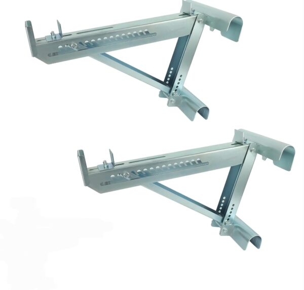 Ladder Jacks Scaffold Bracket - Two-Rung Short Body Extension Ladder Jack for Working 20 inch Stage 2 Pack | EZ Auction