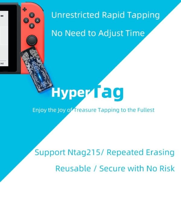 HYPERTAG - NFC Tag. Rewritable NTAG215. Unlimited UID Generation. Rechargeable | EZ Auction