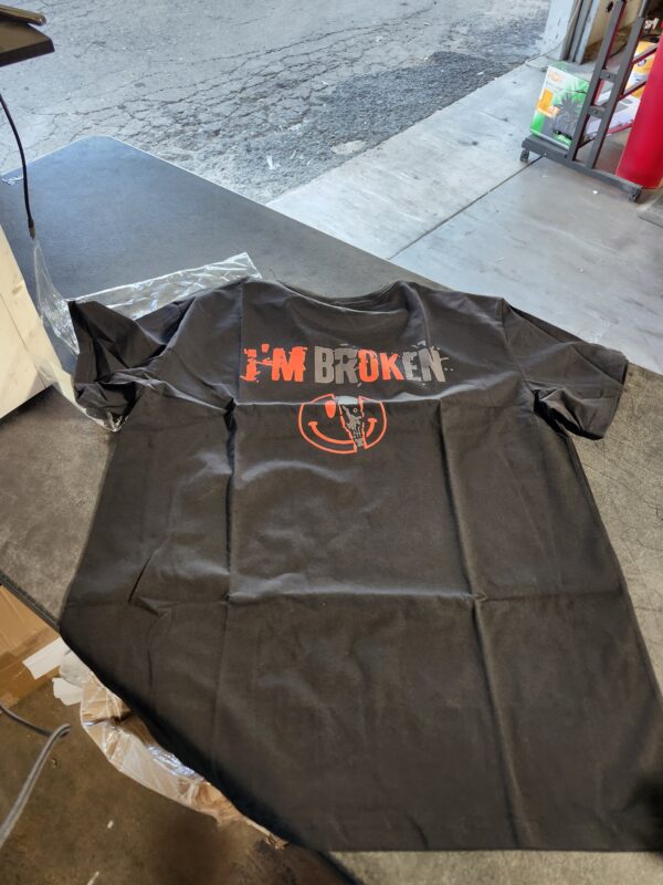 *** SIZE XL *** I'm Broken I'm OK - Mourning Keepsake Disease - I'm Broken Premium T-Shirt | EZ Auction