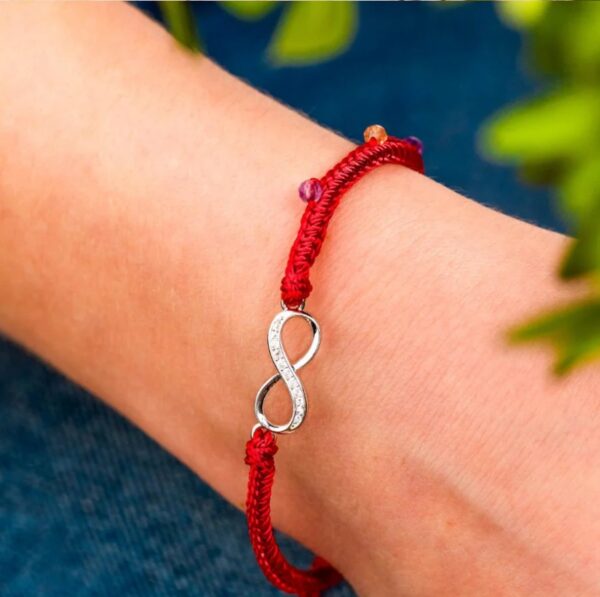 Infinite Prosperity - Eight-Strand Red String Bracelet | EZ Auction