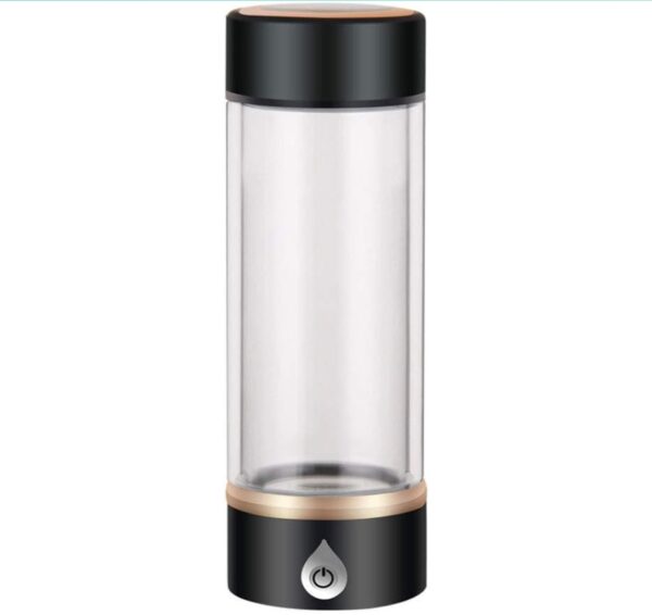 *** USED, CORDLESS **Gaone Hydrogen Water Generator Hydrogen Rich Water Maker Bottle Cup USB Rechargeable Drinking Bottle 1500PPB 420ML,Black | EZ Auction