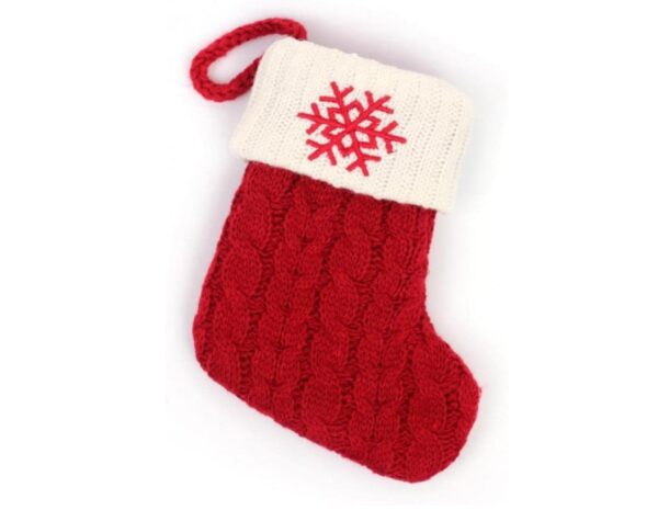 XUDREZ Christmas Stocking with 26 Letter, Initial Embroidered Mini Cute Christmas Stockings Cotton Cord with White Super Soft Plush Cuffs Christmas Decorations, 5.5 x 7.1 in (Snowflake), One Size | EZ Auction