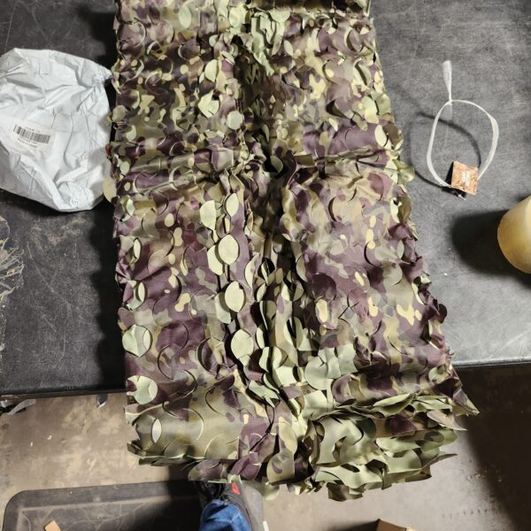 5X19FT-LOOGU Camo Netting, Camouflage Net Blinds Great for Sunshade Camping Shooting Hunting | EZ Auction