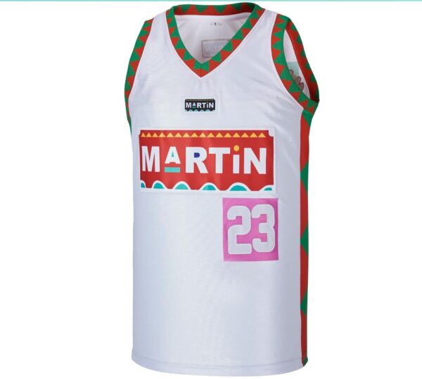 XXL-Men's #23 Martin Payne Lawrence Jerseys Marty Mar 90s TV Show Basketball Jersey Stitched | EZ Auction