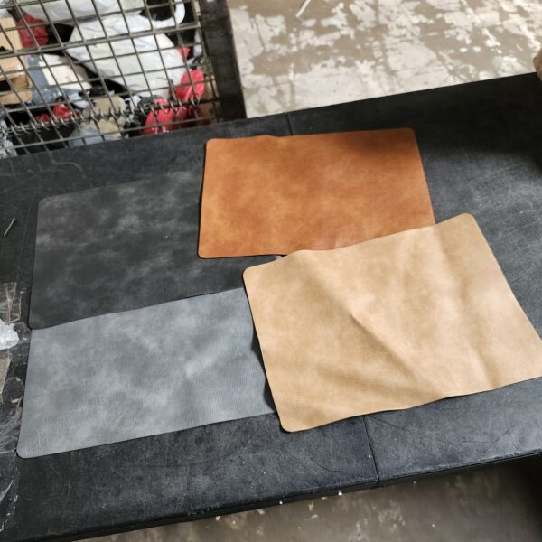 SLC 4 Pack of 16X11 Leather Precut Sheets Assorted Earth Tone Oil Tan Leather Sheets | EZ Auction