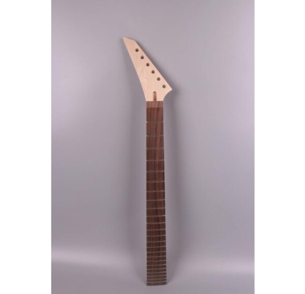 Reversed Head Maple Guitar Neck 24fret 25.5inch Rosewood Fretboard No Inlay Jackson Style Left hand (24fret 648-floyd) | EZ Auction