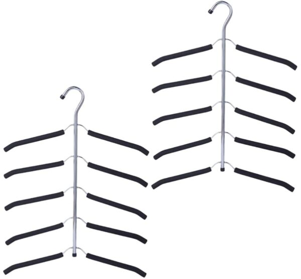 *** USED *** iplusmile 2pcs Drying Rack Tank Top Hangers Cascading Hanger Organizer Pants Hangers Multiple Sweater Coat Hangers Closet Organizer Closet Hangers Closet Organization Clothes Hanger Foam Bra | EZ Auction