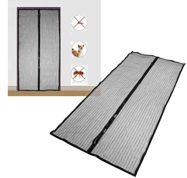 Door Curtain Anti-Mosquito Screen Door Curtain Magnetic Door Curtain Suitable for Bedroom Kitchen | EZ Auction