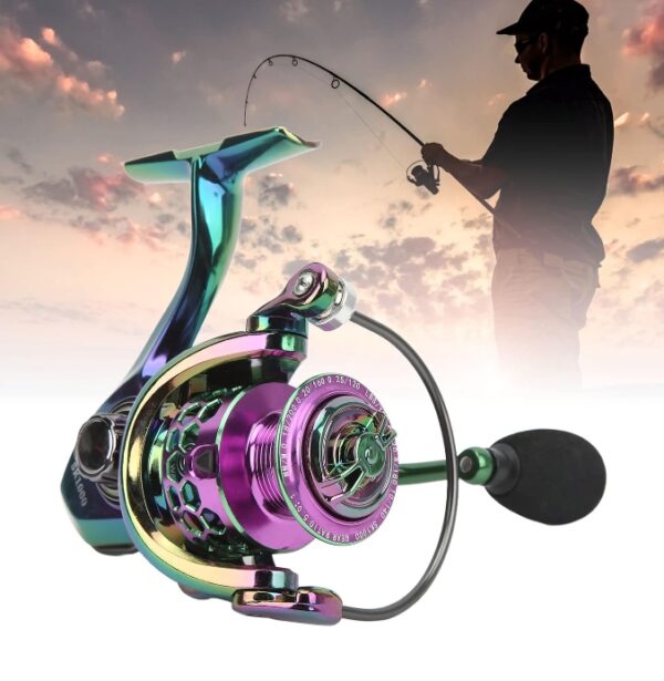 Metal Lure Fishing Reel Dustproof Fluid Drag Lightweight Spinning Fishing Reel for (SK1000) | EZ Auction