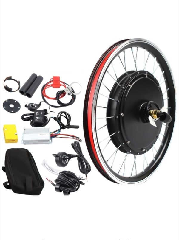 Electric Bike Conversion Kit 20" 48V 1000W, Front Wheel E-Bike Conversion Kit with Controller and Thumb Throttle, Ebike Wheel Kit Cycling Hub Conversion Kit with LED Display for Adults | EZ Auction