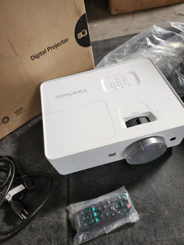 ViewSonic PS502W 4000 Lumens WXGA Short Throw Projector with HDMI and USB Type A Connectivity for Business and Education | EZ Auction