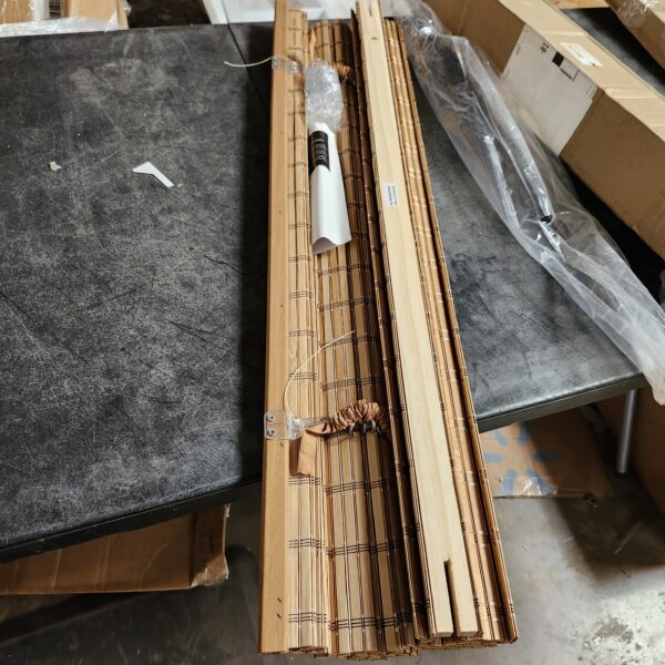 Bamboo Shades No Tools Required,Custom Blinds for Windows and Doors | EZ Auction